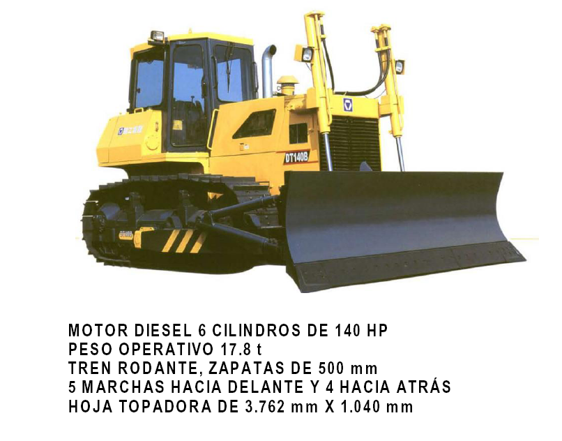 Topadora XCMG DT 140 Nueva